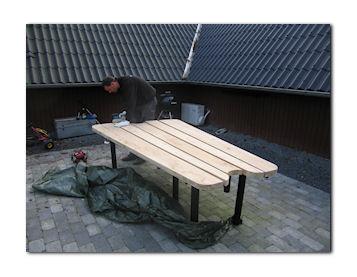 Rå plankeborde